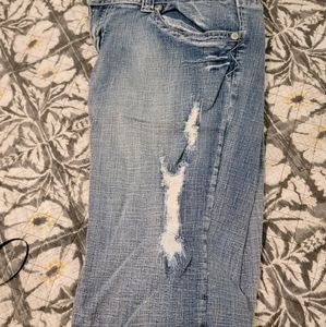 Juniors Bermuda worn denim